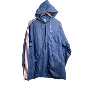 Vintage Adidas Full Zip Windbreaker Hooded Polyamide Approx Size Mens Large